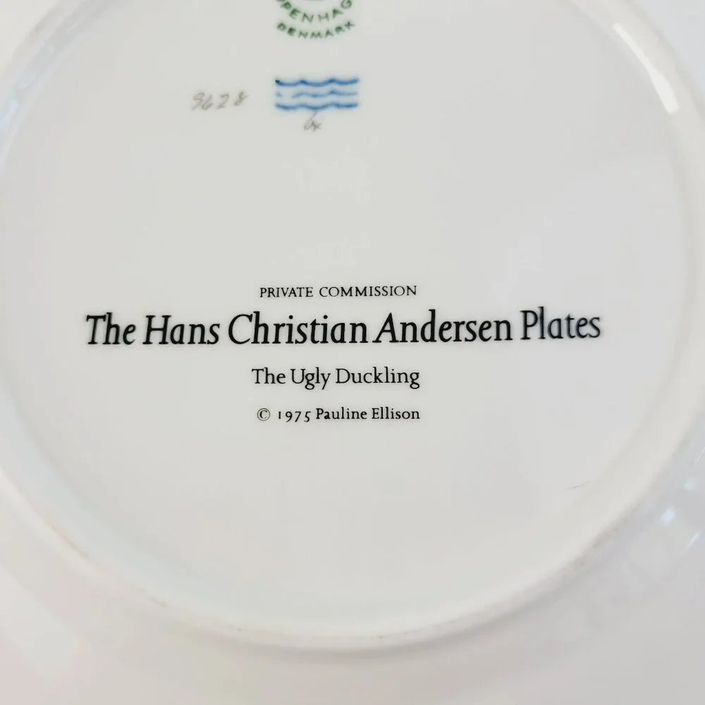 Royal Copenhagen The Ugly Duckling Hans Christian Andersen Fairy Tale Plate